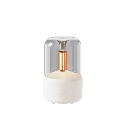 New Creative Candlelight Aromatherapy Machine USB Plug in Desktop Atmosphere Candlelight Lamp Home Aromatherapy Humidifier