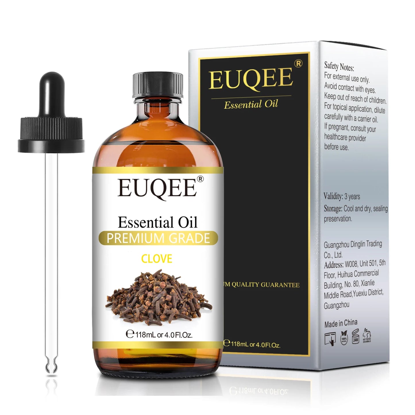 Aromatherapy Essential Oil Set for Diffusers - Bergamot, Eucalyptus, Sandalwood, Cinnamon, and Lavender (10ml/118ml)