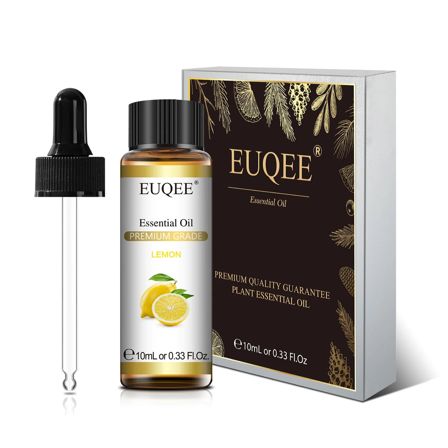 Aromatherapy Essential Oil Set for Diffusers - Bergamot, Eucalyptus, Sandalwood, Cinnamon, and Lavender (10ml/118ml)