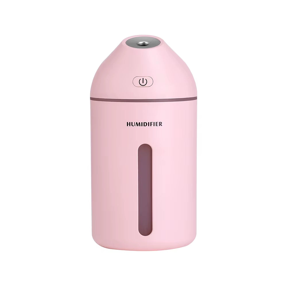 Ultrasonic Aromatherapy Essential Oil Aroma Diffuser Cool Mist USB Car Humidifier with LED Lights 300Ml Air Humidifier for Home