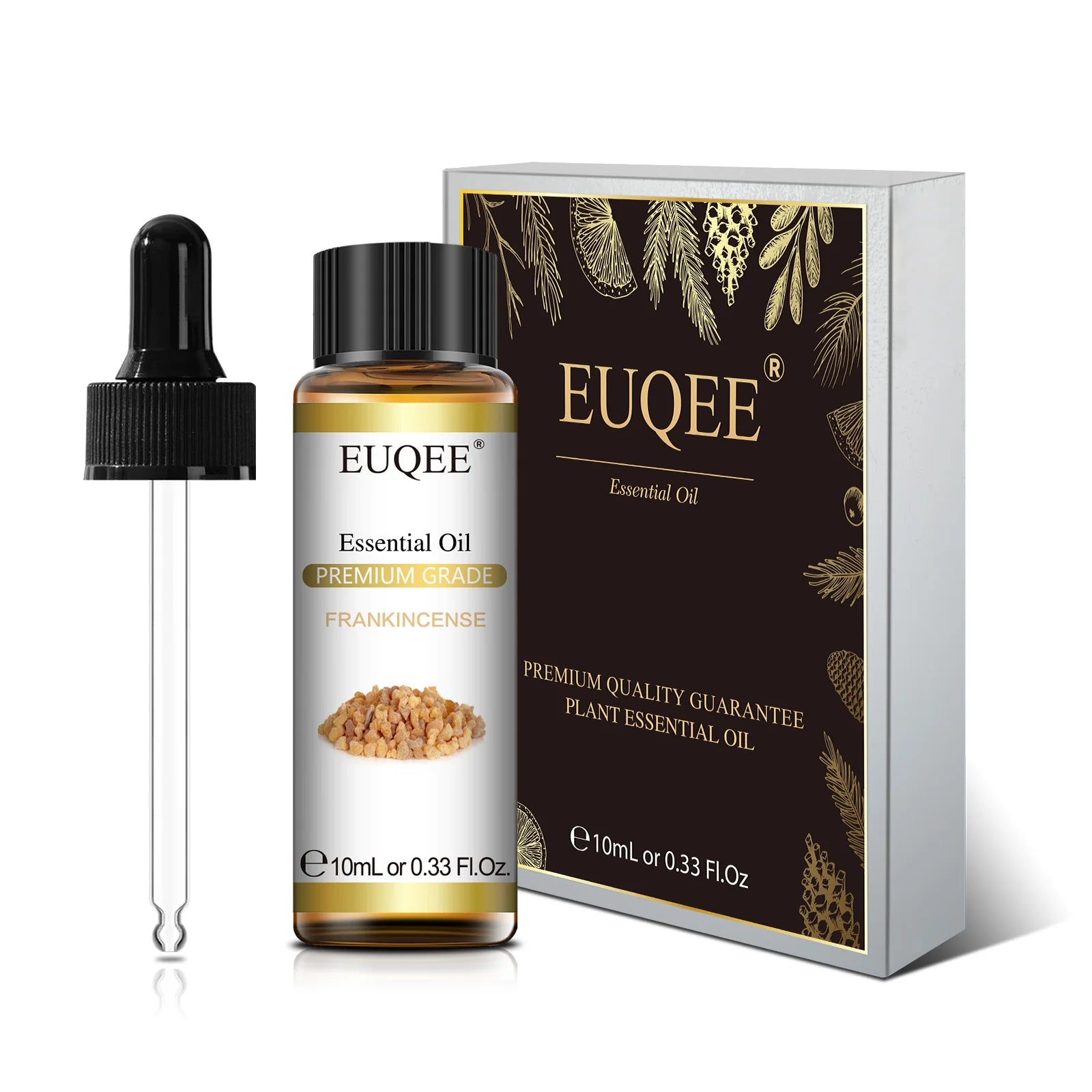 Aromatherapy Essential Oil Set for Diffusers - Bergamot, Eucalyptus, Sandalwood, Cinnamon, and Lavender (10ml/118ml)