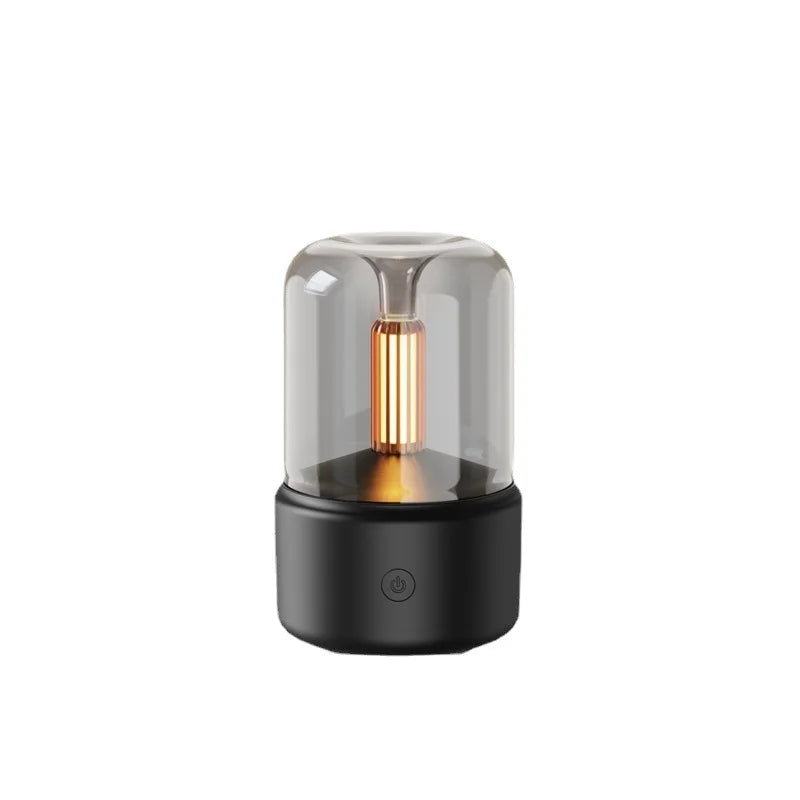 New Creative Candlelight Aromatherapy Machine USB Plug in Desktop Atmosphere Candlelight Lamp Home Aromatherapy Humidifier