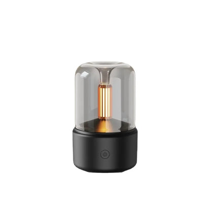 New Creative Candlelight Aromatherapy Machine USB Plug in Desktop Atmosphere Candlelight Lamp Home Aromatherapy Humidifier