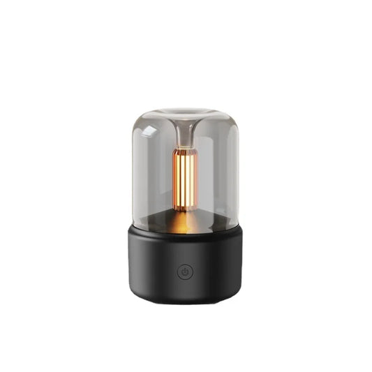 New Creative Candlelight Aromatherapy Machine USB Plug in Desktop Atmosphere Candlelight Lamp Home Aromatherapy Humidifier