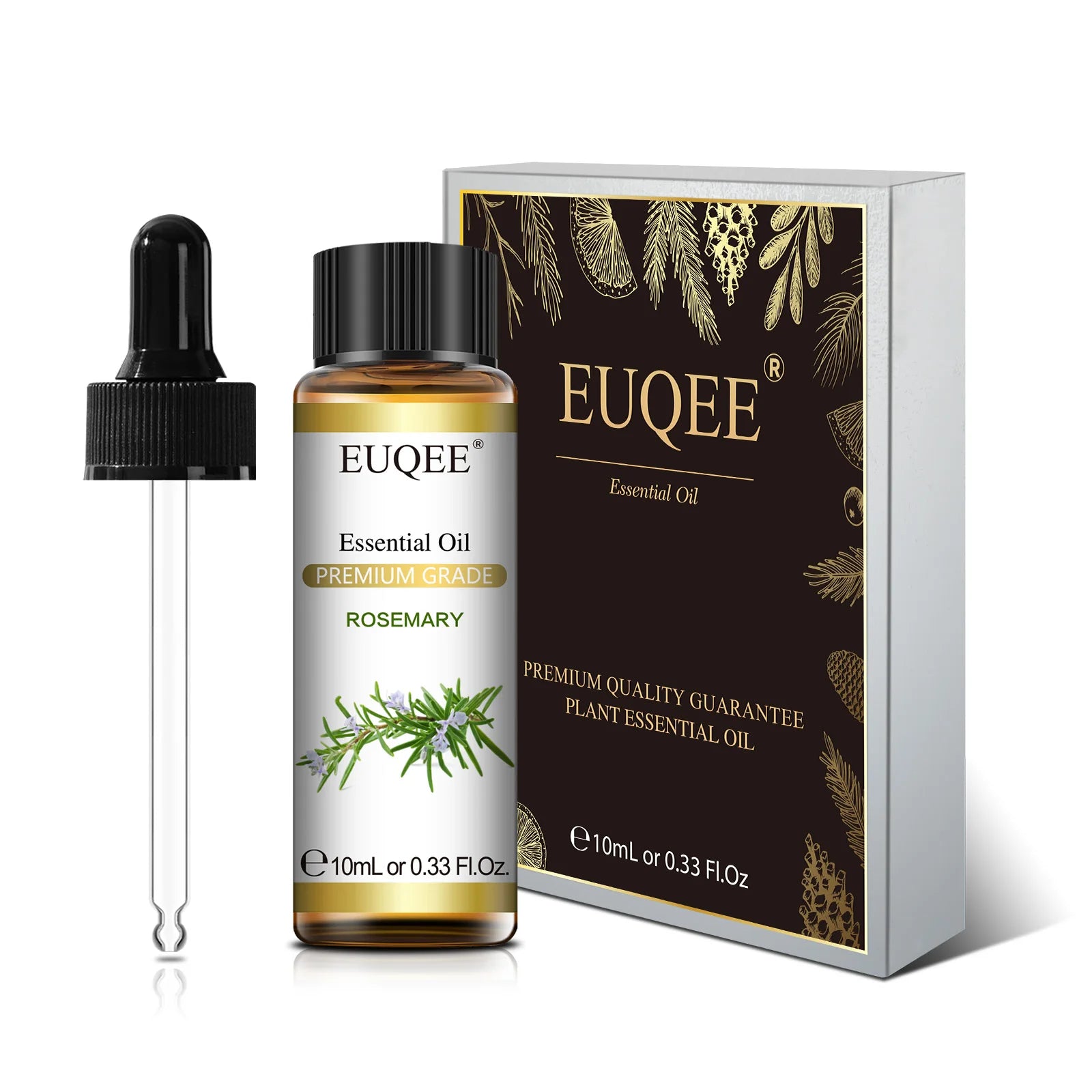 Aromatherapy Essential Oil Set for Diffusers - Bergamot, Eucalyptus, Sandalwood, Cinnamon, and Lavender (10ml/118ml)