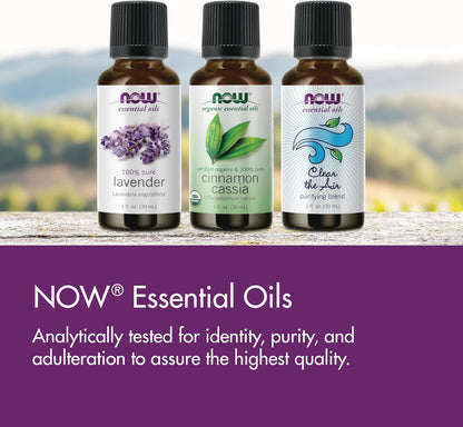 NOW Essential Oils, Vetiver Oil, Woodsy Aromatherapy Scent, Steam Distilled, 100% Pure, Child Resistant Cap, 10-Ml