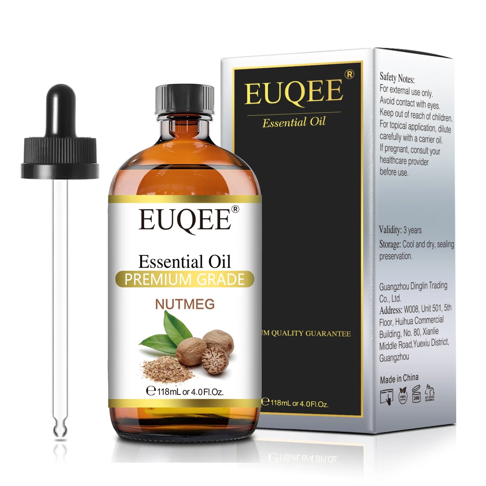 Aromatherapy Essential Oil Set for Diffusers - Bergamot, Eucalyptus, Sandalwood, Cinnamon, and Lavender (10ml/118ml)