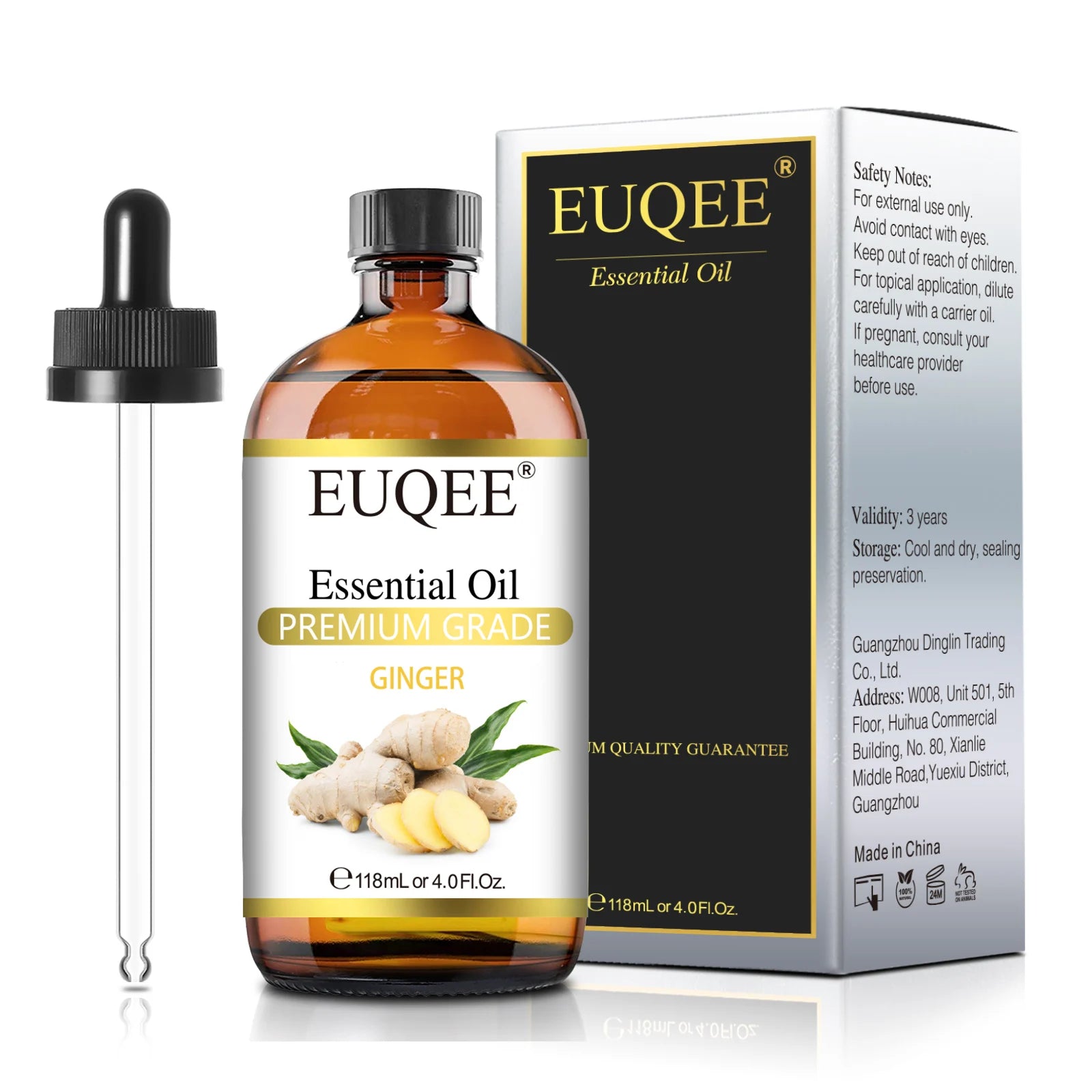 Aromatherapy Essential Oil Set for Diffusers - Bergamot, Eucalyptus, Sandalwood, Cinnamon, and Lavender (10ml/118ml)