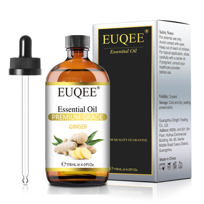 Aromatherapy Essential Oil Set for Diffusers - Bergamot, Eucalyptus, Sandalwood, Cinnamon, and Lavender (10ml/118ml)