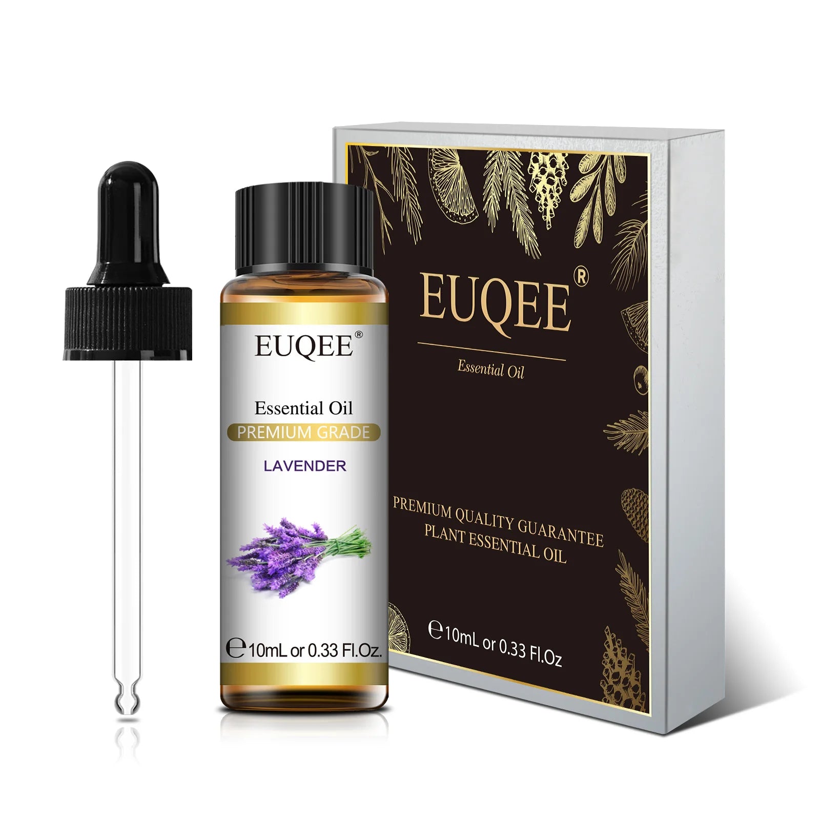 Aromatherapy Essential Oil Set for Diffusers - Bergamot, Eucalyptus, Sandalwood, Cinnamon, and Lavender (10ml/118ml)