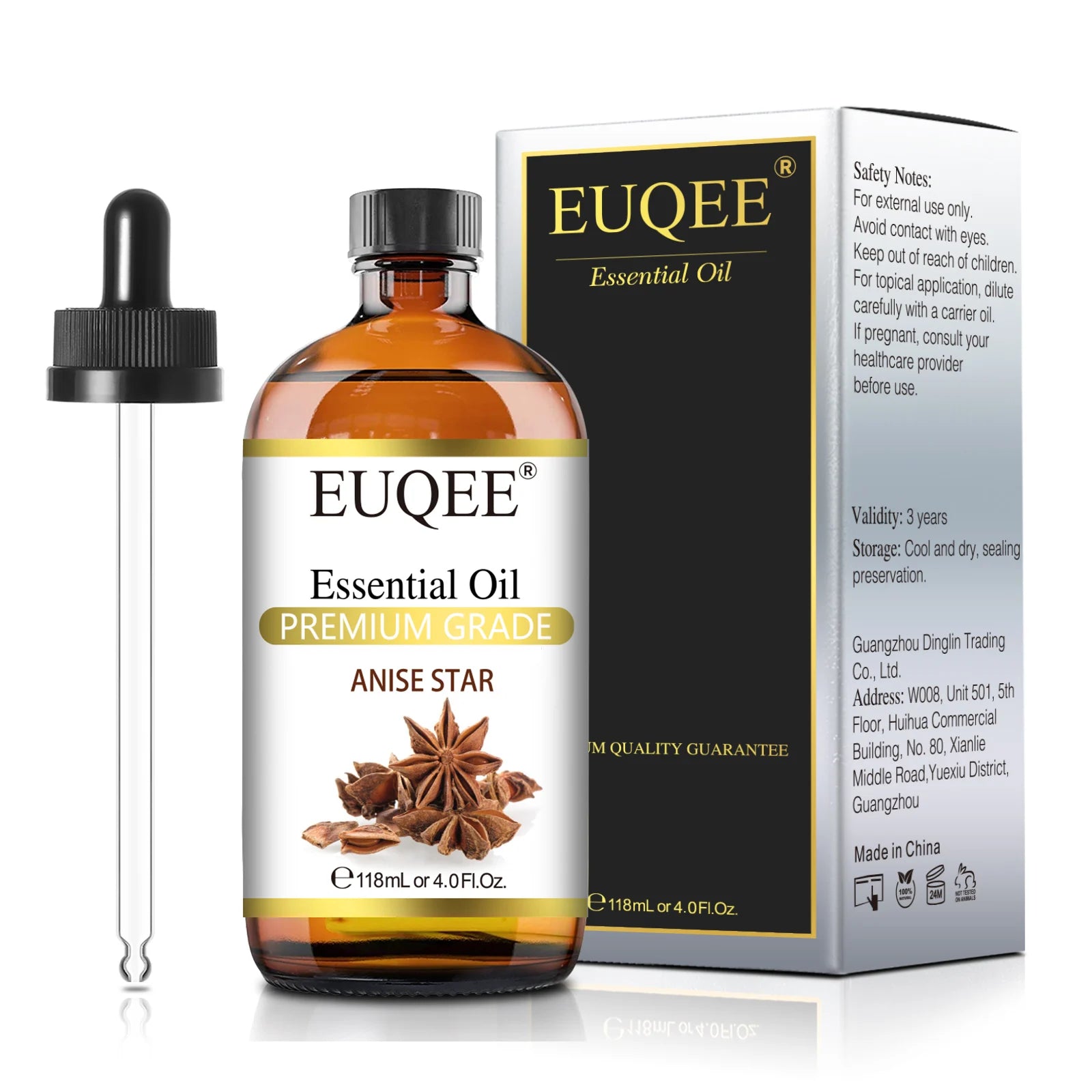 Aromatherapy Essential Oil Set for Diffusers - Bergamot, Eucalyptus, Sandalwood, Cinnamon, and Lavender (10ml/118ml)