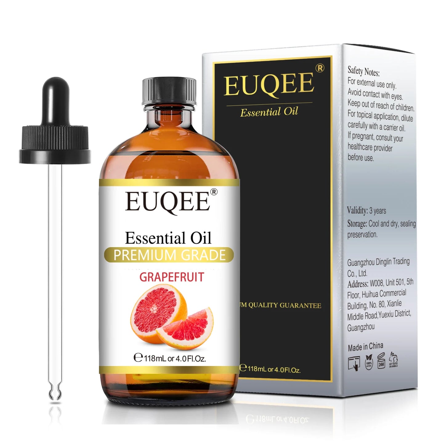 Aromatherapy Essential Oil Set for Diffusers - Bergamot, Eucalyptus, Sandalwood, Cinnamon, and Lavender (10ml/118ml)