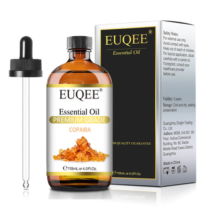 Aromatherapy Essential Oil Set for Diffusers - Bergamot, Eucalyptus, Sandalwood, Cinnamon, and Lavender (10ml/118ml)