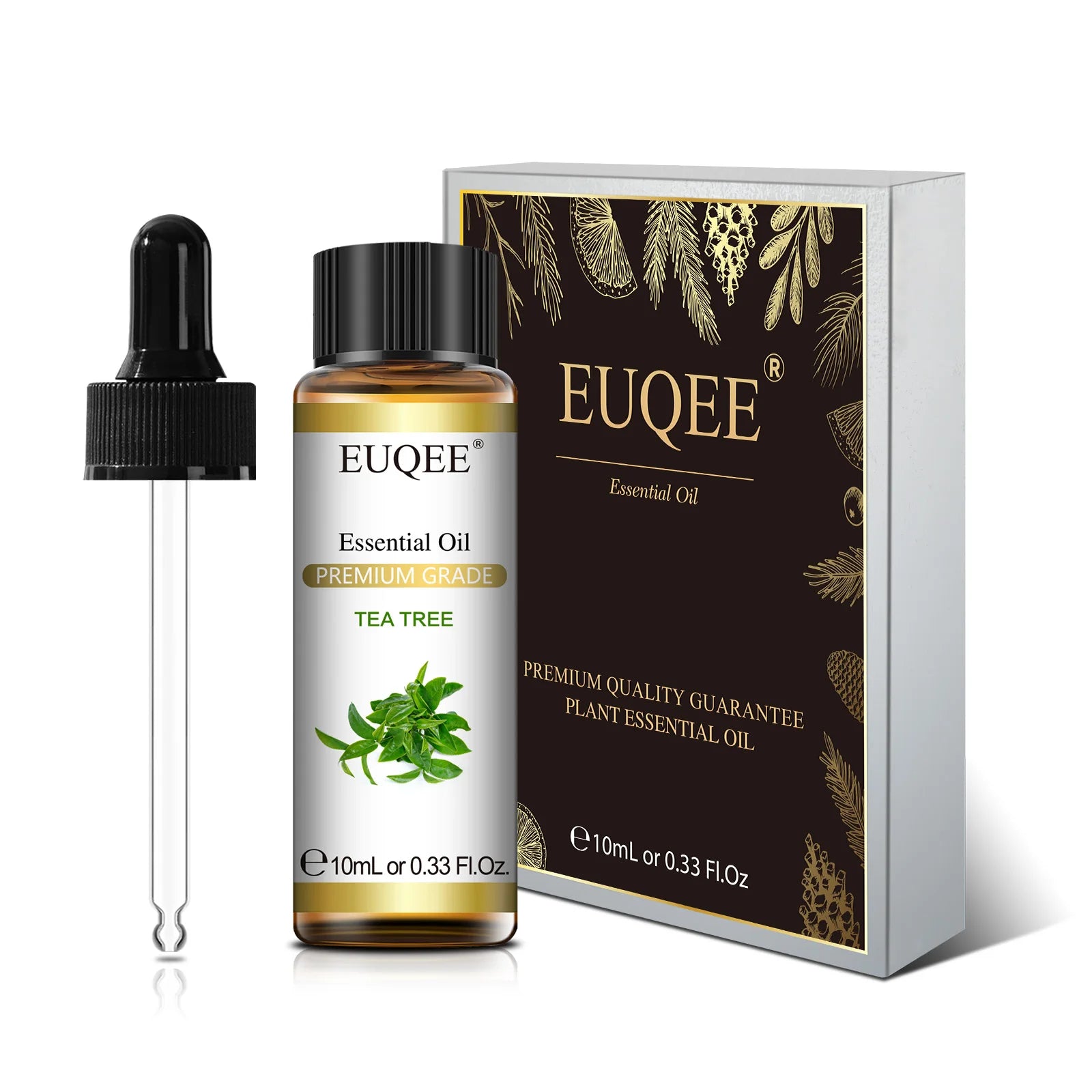 Aromatherapy Essential Oil Set for Diffusers - Bergamot, Eucalyptus, Sandalwood, Cinnamon, and Lavender (10ml/118ml)