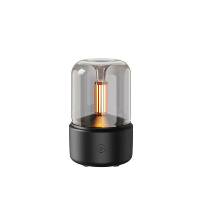 120Ml Aromatherapy Humidifier Ultrasonic Humidifier with Creative Candlelight Design USB Air Humidifier for Sleep Aid Home Decor
